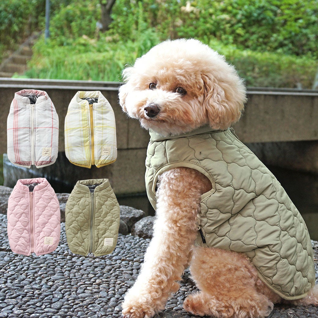 iDog背中開きウォームベスト蓄熱保温撥水防汚WARMREACTSHIELDCOATアイドッグ