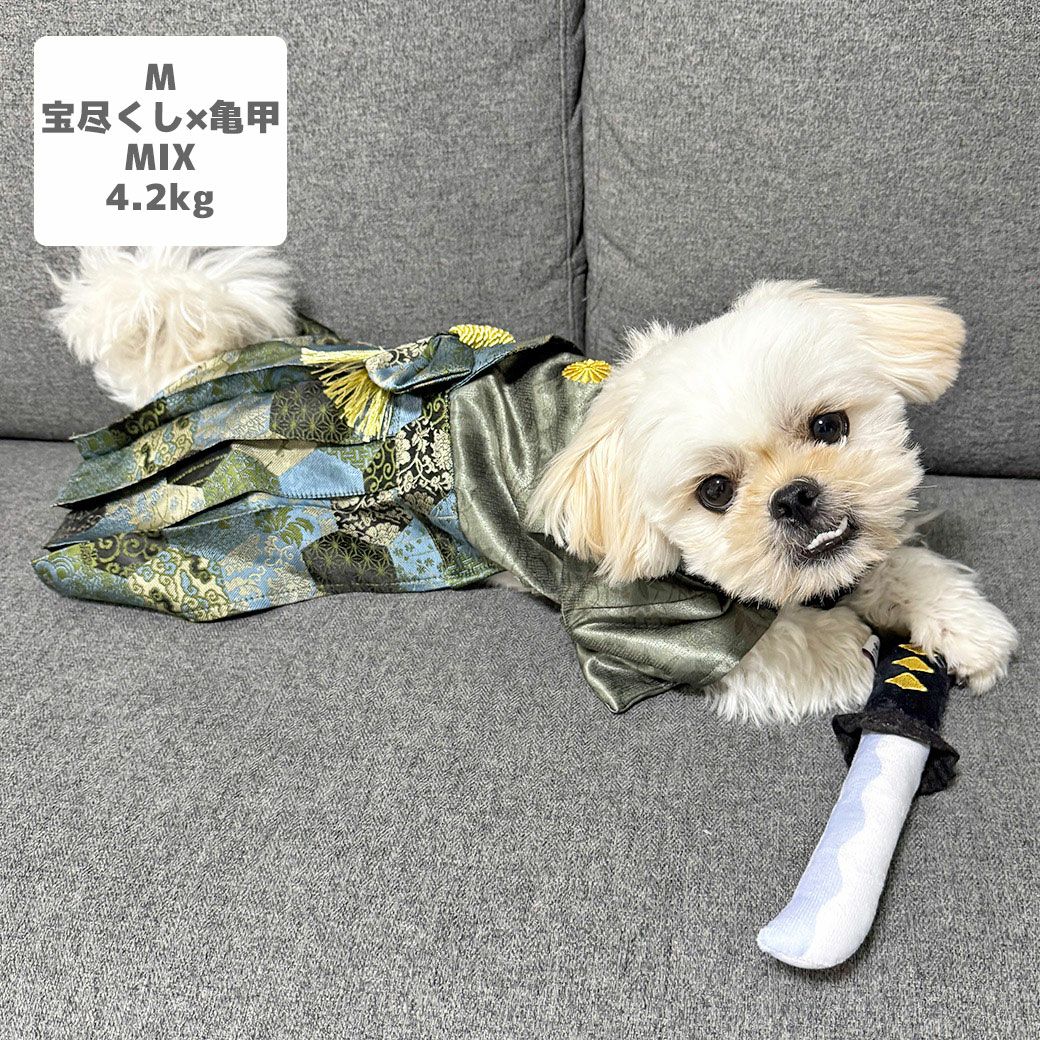 iDog 日本の伝統|縁起物袴 刀おもちゃ付き アイドッグ-犬猫用品通販