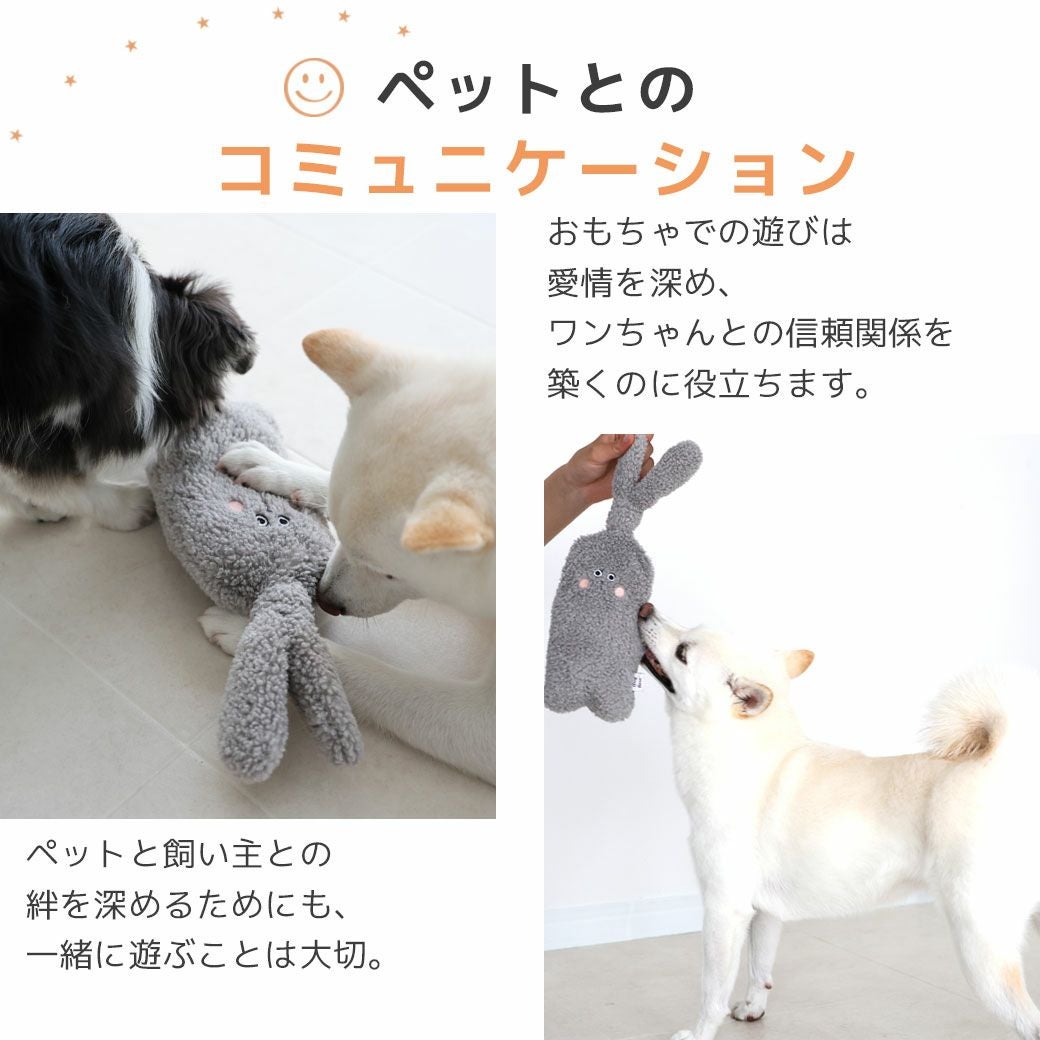 IDOG&ICAT iDog fleur ラビット カシャカシャ入り アイドッグ-犬猫用品