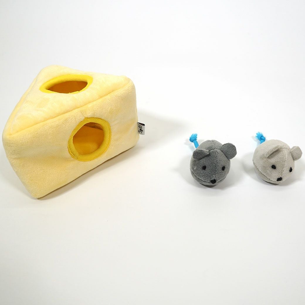 iDog 知育トイ チーズとネズミ カシャカシャと鳴き笛入り アイドッグ