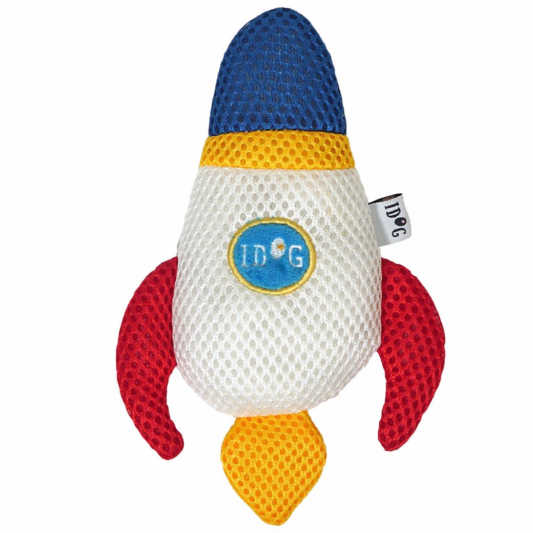 iDog ロケット 鳴き笛とカシャカシャ入り アイドッグ-犬猫用品通販