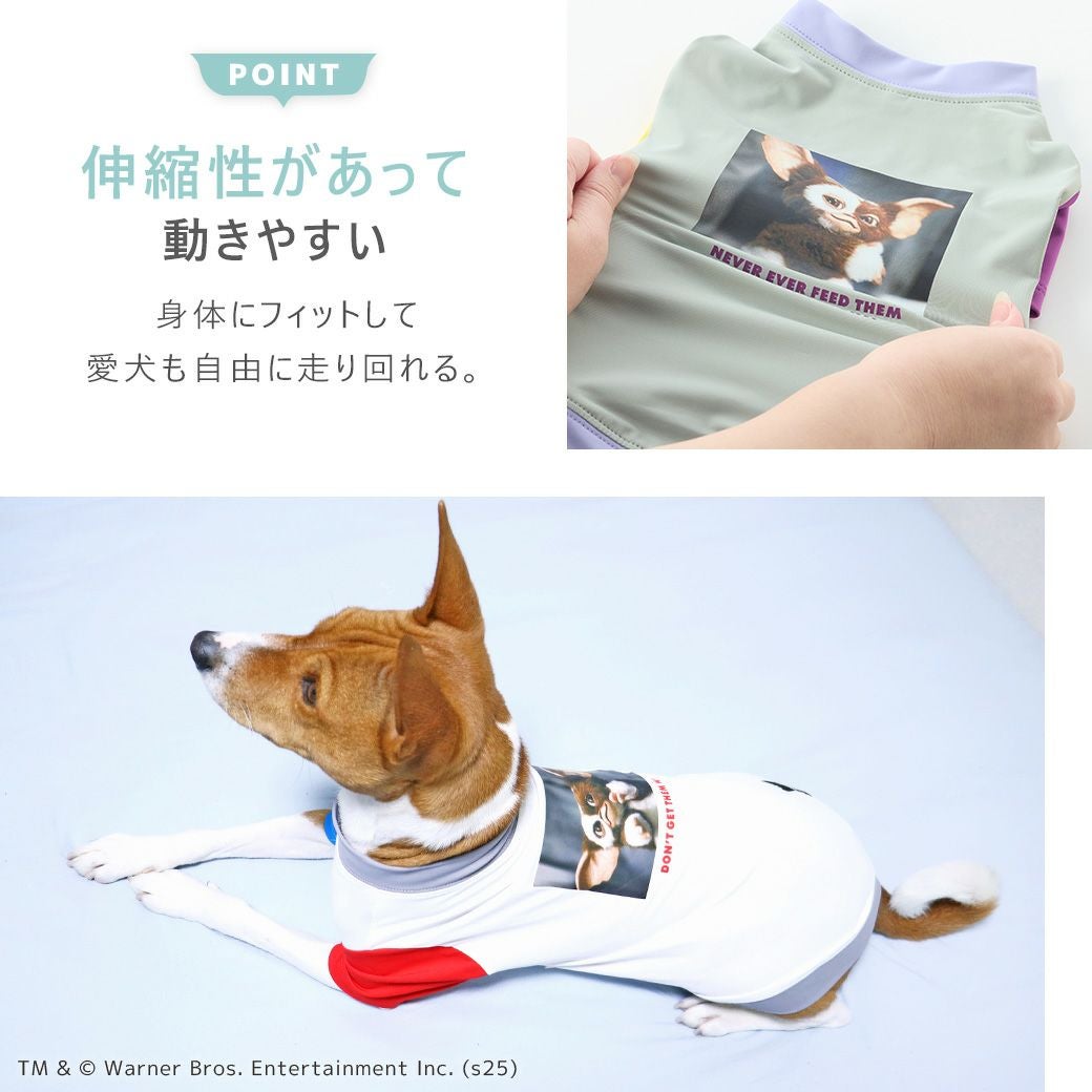 iDog COOL+MOSCAPE GREMLINSギズモの3つの約束Tシャツ アイドッグ-犬猫用品