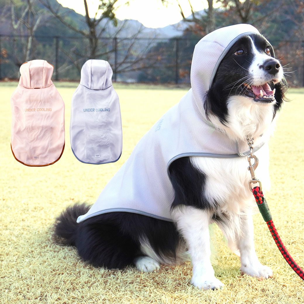 AQUA HOLD 中大型犬用 ひえひえ冷却中!愛犬用クールポンチョ