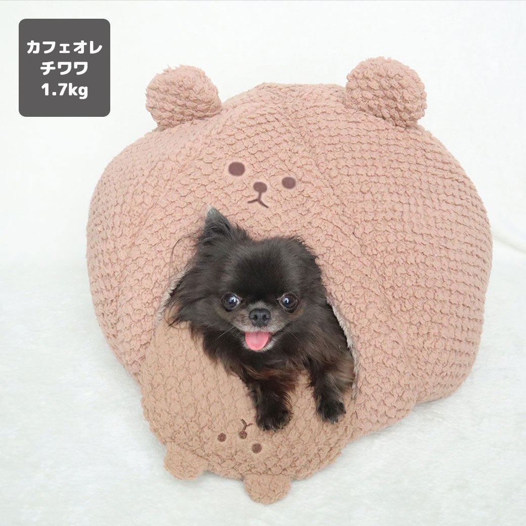 チワワ1.7kg(首19/胴29/丈19cm)の小桃ちゃんはカフェオレを使用