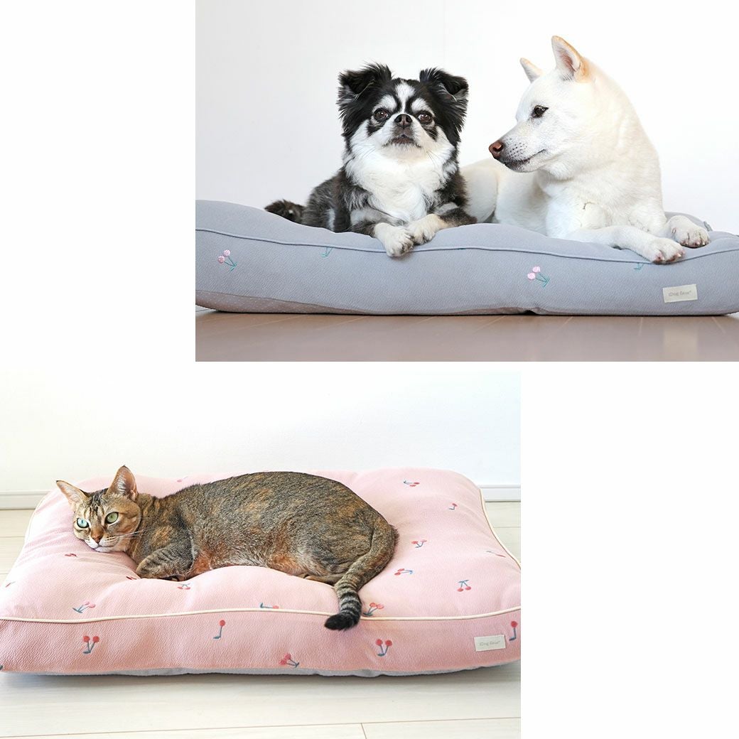 IDOG&ICAT iDog fleur チェリーのクッションベッド アイドッグ-犬猫