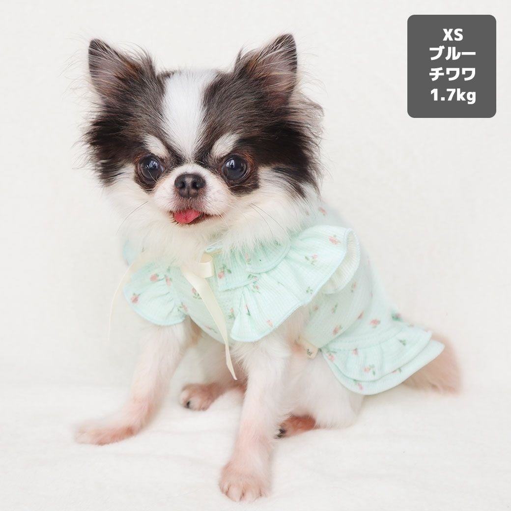 iDog fleur MOSCAPE 小花フリルタンク 防蚊 アイドッグ-犬猫用品通販
