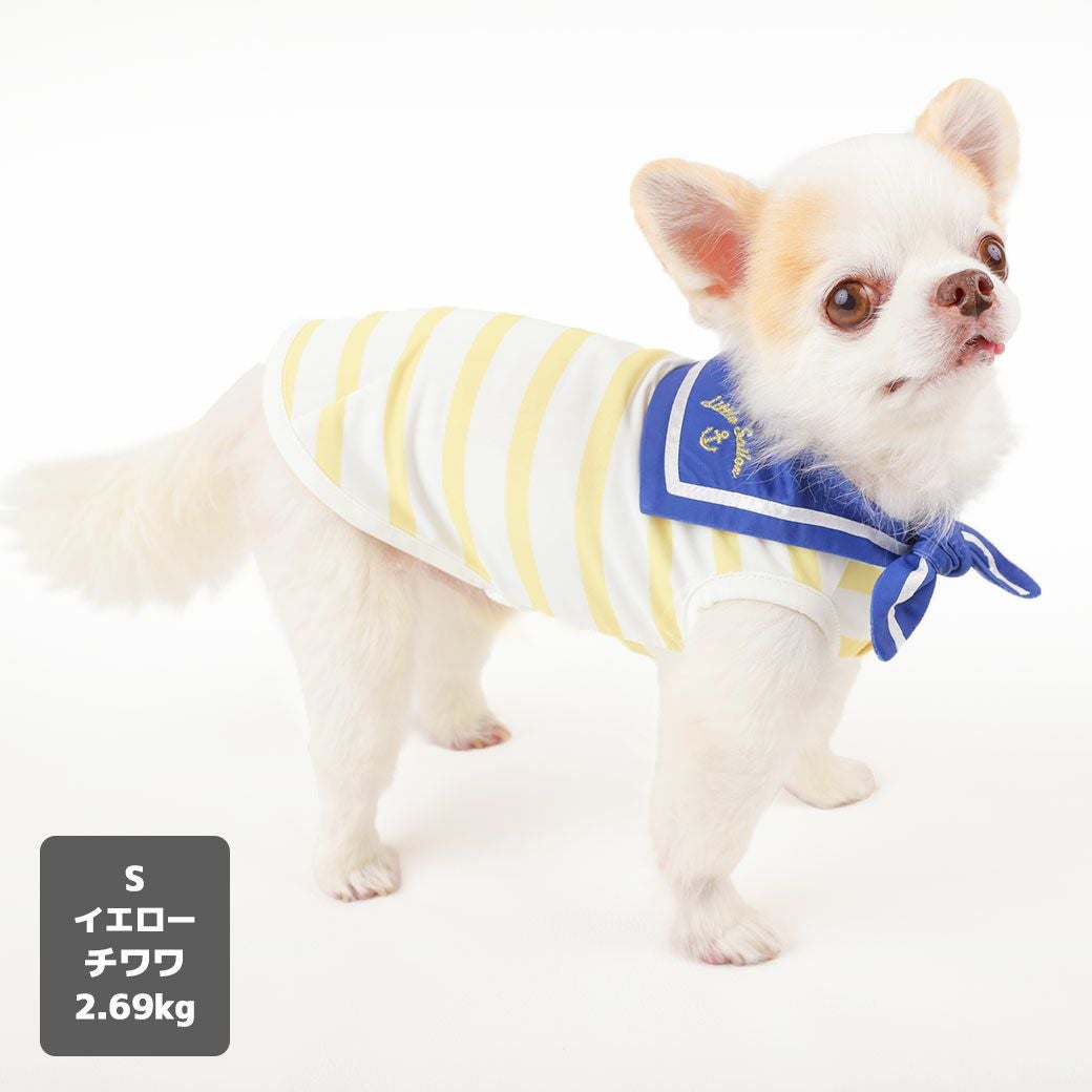 iDog COOL+MOSCAPE セーラータンク 接触冷感 防蚊 アイドッグ-犬猫用品