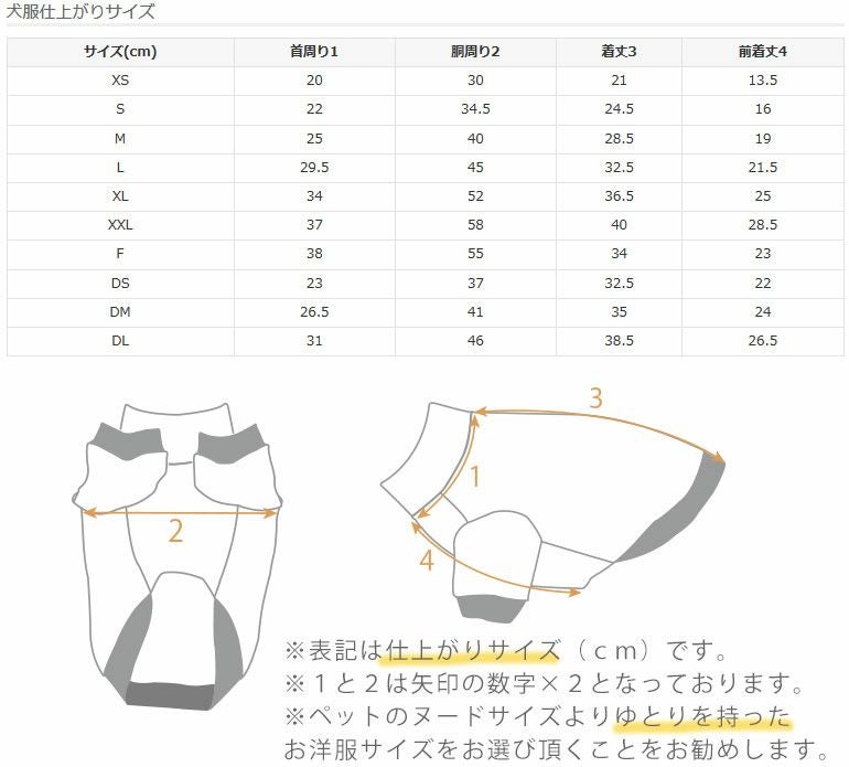 サイズ表