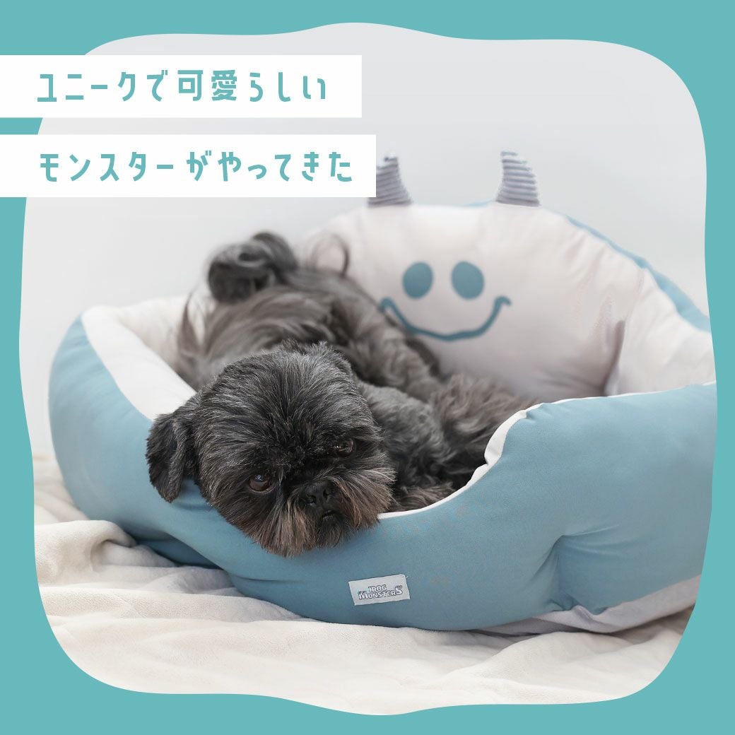 iDogMonsterCOOLなゴーストラウンドベッド接触冷感