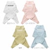 ４色展開の大型犬用夏用ロンパース