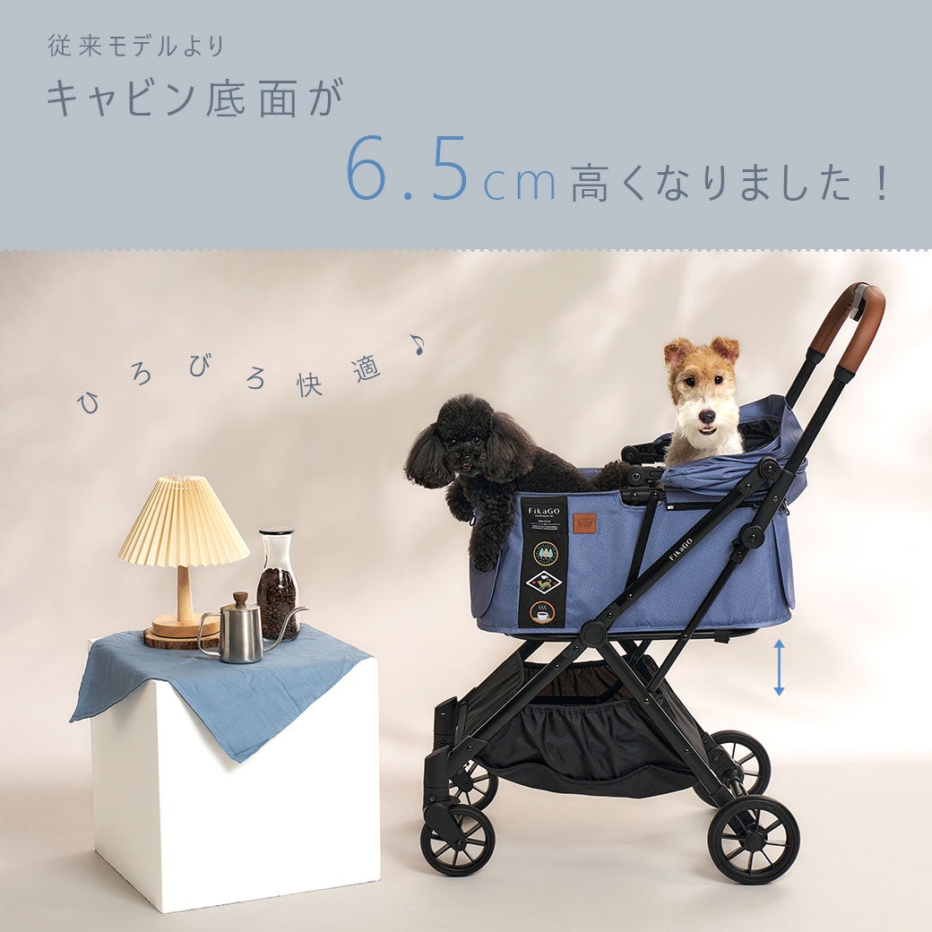 ハイシートになって、キャビンのサイズもUP！