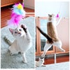 【猫おもちゃ】iCatFLYINGCAT釣りざお猫じゃらしふんわりフェザー