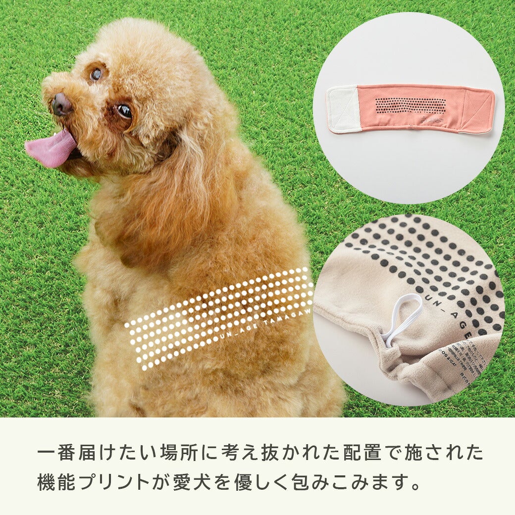 一番ほしい部位に配慮した機能プリント配置