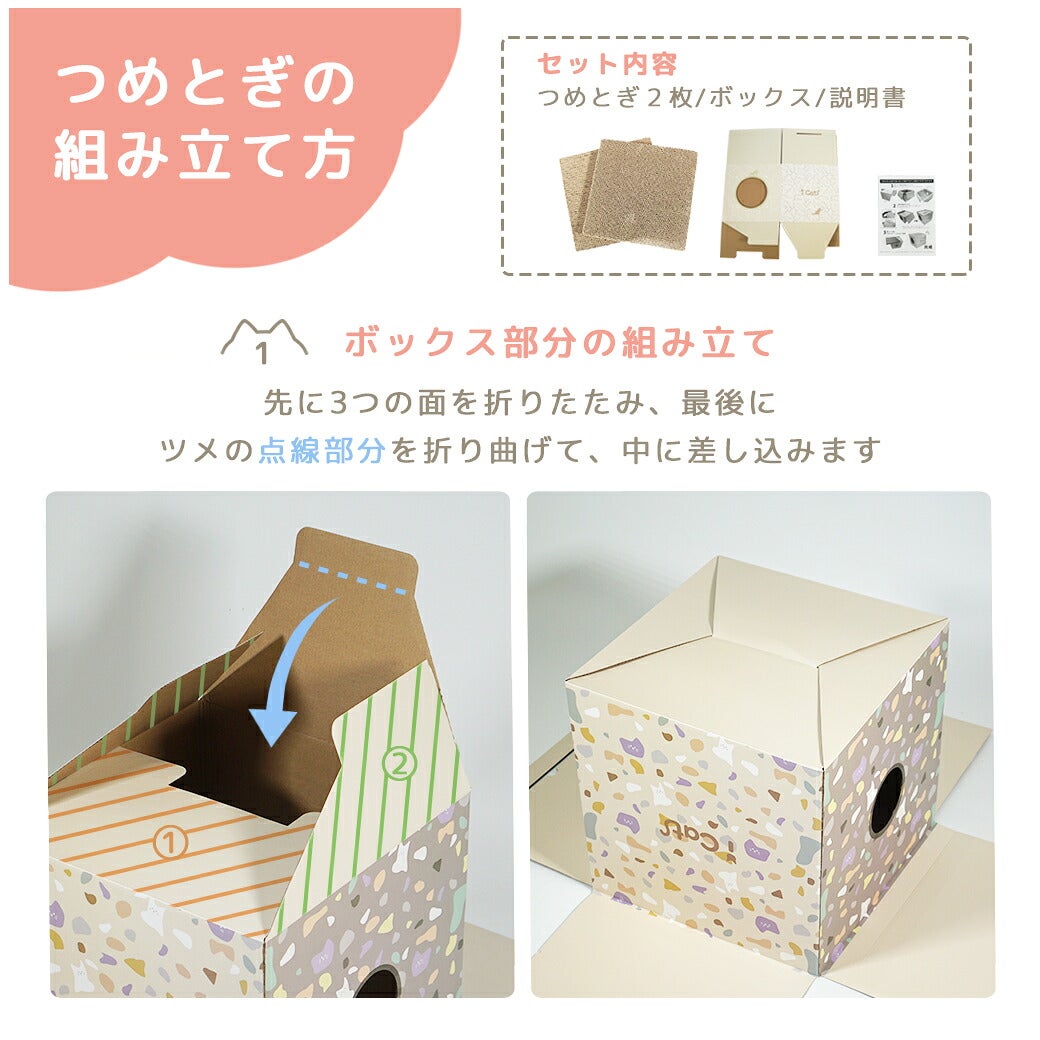 1.ボックス部分の組み立て